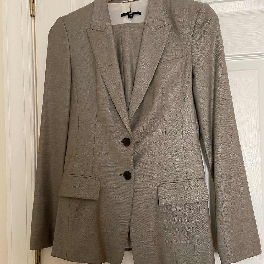 Boss Gray Pantsuit